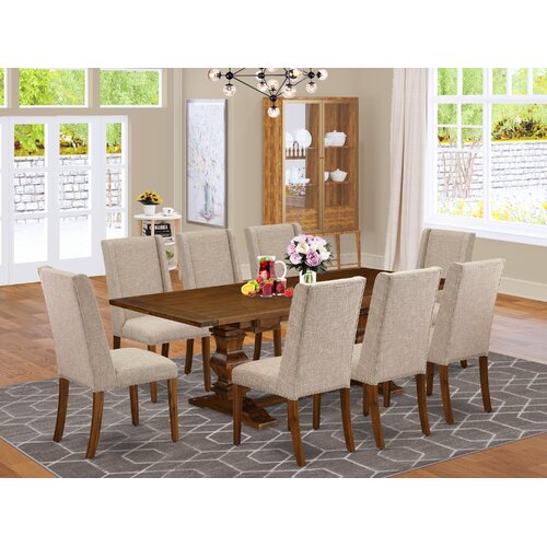 Lark Manor Privett Removable Leaf Solid Wood Dining Set And Reviews Wayfair 2339